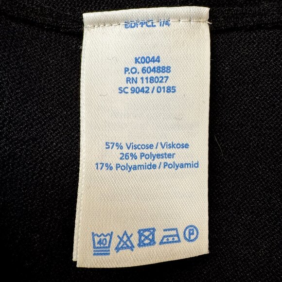 Boden Matilda Black Knitted Shift Dress Crewneck Women's Size 6 - Picture 5 of 6